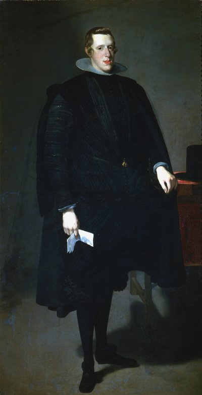 Philip IV, İspanya Kralı, c1626 by Diego Velázquez