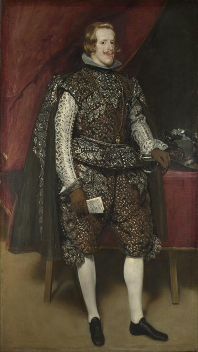 İspanya Kralı IV. Philip, Kahverengi ve Gümüş, yaklaşık 1631 by Diego Velázquez
