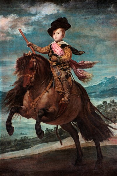 Atlı Prens Baltasar Carlos, 1635-36. by Diego Velázquez