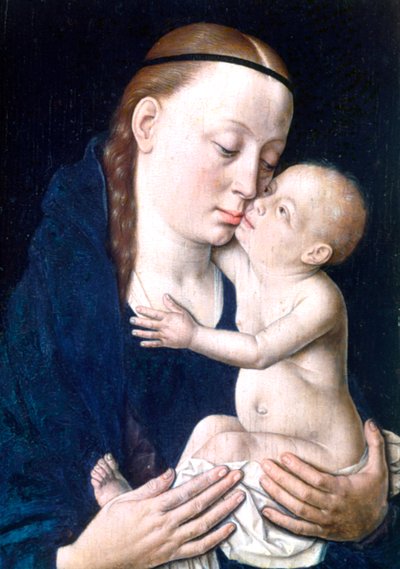 Bakire ve Çocuk, 15. Yüzyıl by Dieric Bouts