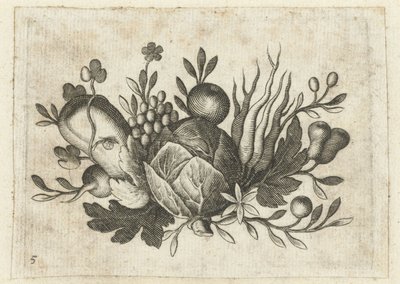 Festoen van Vrutten Seyahat için kullanışlı küçük meyve kitabı (seri başlığı) by Dietrich Krüger (attributed to)
