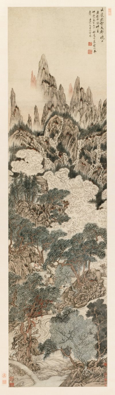 Heavenly Citadel Zirvesi Üzerinde Sabah Güneşi by Ding Yunpeng