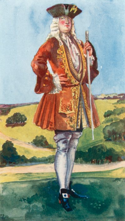George I 1714-1727 Zamanının Bir Adamı by Dion Clayton Calthrop