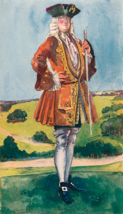 George I Zamanının Bir Adamı, 1907 by Dion Clayton Calthrop