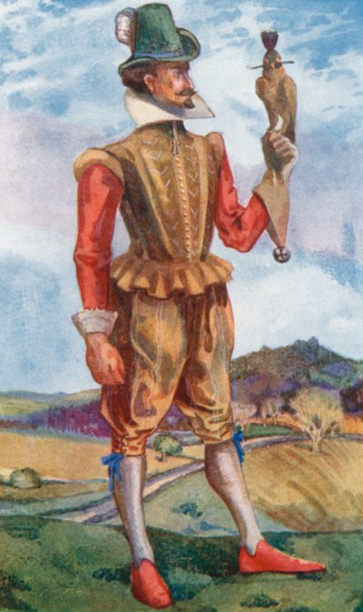 James I 1603-1625 Zamanının Bir Adamı by Dion Clayton Calthrop