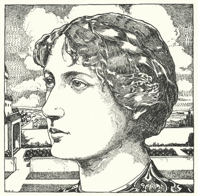İyi Teyze (gravür) by Dion Clayton Calthrop