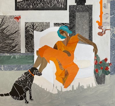 Yürüyüş zamanı mı Kolaj by Dione Verulam