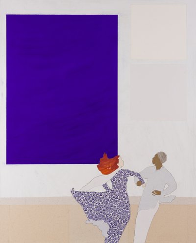 Klein Dans Etmeye İlham Veriyor, 2020 (kolaj) by Dione Verulam