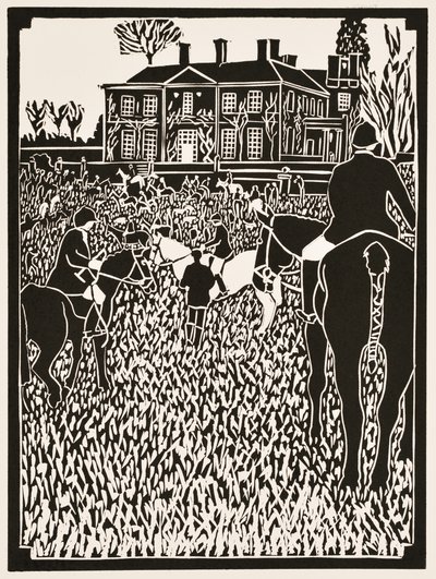 Yılın ayları: Aralık, 2012 (linocut) by Dione Verulam