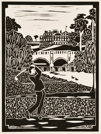 Yılın ayları: Temmuz, 2012 (linocut) by Dione Verulam