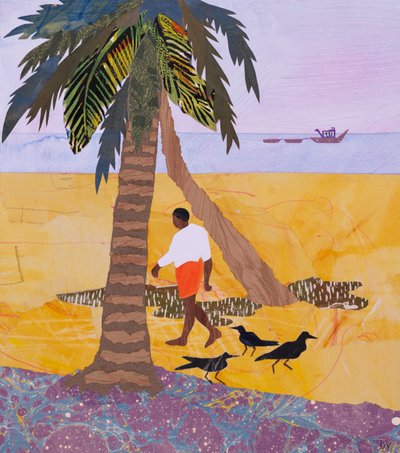 Sabah yürüyüşü, Neeleshwar (kolaj) by Dione Verulam