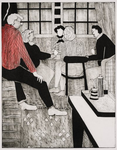 Köprü öğretmeni (kolaj) by Dione Verulam