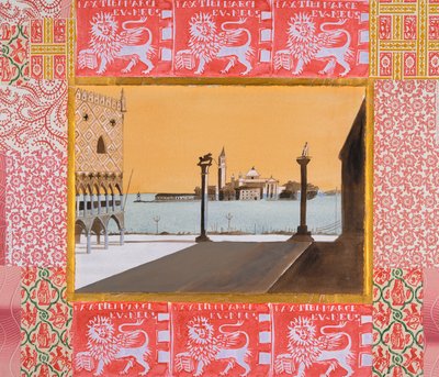 Venedik, San Marco (suluboya ve mürekkep) by Dione Verulam