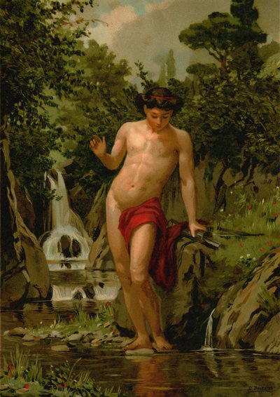 Nergis kendi yansımasına aşık by Dionisio Baixeras Verdaguer