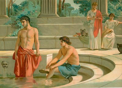 Menelaus sarayında Telemachus ve Pisistratus by Dionisio Baixeras Verdaguer