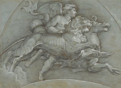 Deniz Atı Binen Kanatlı Bir Putto ve Raphael