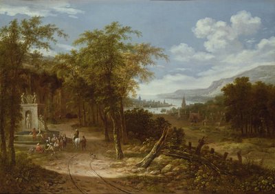 Ormanlık alan, 18. yüzyıl by Dionys Verburgh