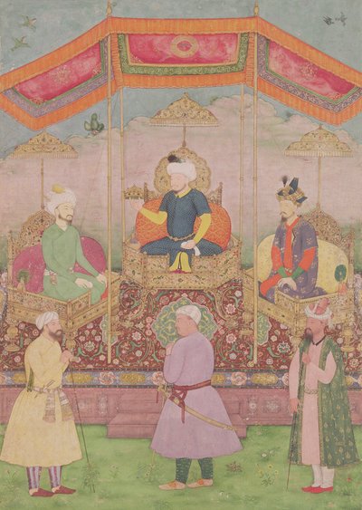 Babür İmparatoru Babur ve oğlu Humayan, Rajasthan