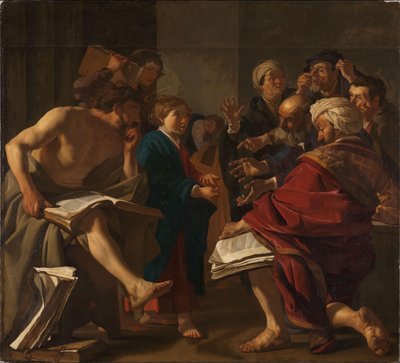 Doktorlar Arasında Mesih by Dirck Baburen van