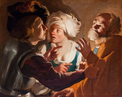 Aziz Petrus'un Reddi (tuval üzerine yağlıboya) by Dirck Baburen van