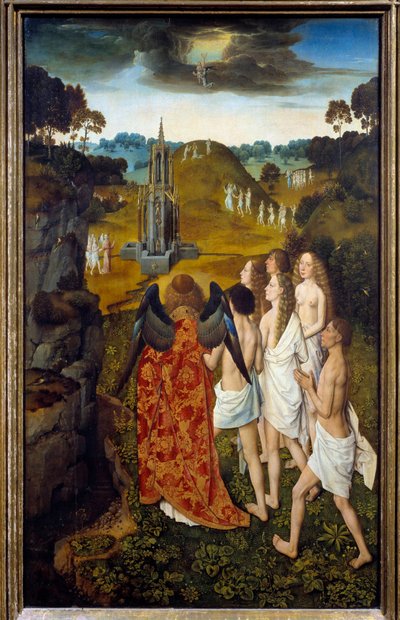 Cennete Giden Yol veya Seçilmiş Tablonun Yükselişi, Dirck (Dieric, Dirk) Bouts le Vieux (Yaşlı) (1410-1475) 1450 Sun. 1.15x0.7 m Lille, Güzel Sanatlar Müzesi by Dirck Bouts