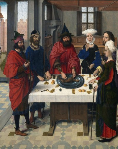 Kutsal Ayin Altarpiece: Yahudi Fısıh