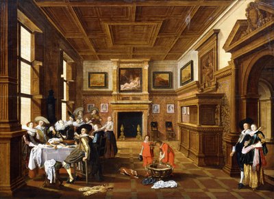 İç Mekanda Neşeli Bir Şirket, by Dirck Hals