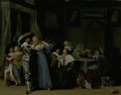 neşeli şirket by Dirck Hals