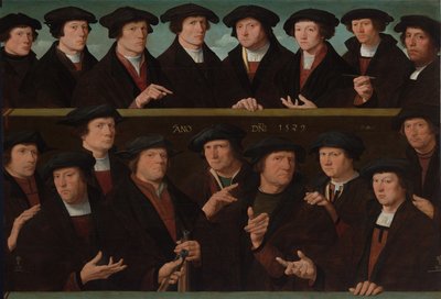 Bir Grup Muhafız by Dirck Jakobsz