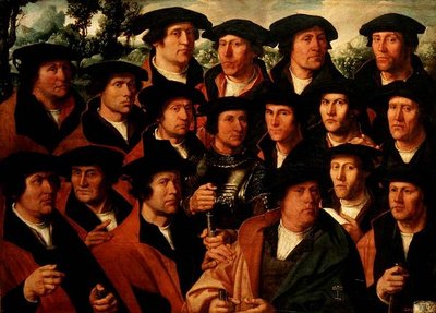Amsterdam Atıcılık Şirketinin Grup Portresi by Dirck Jakobsz