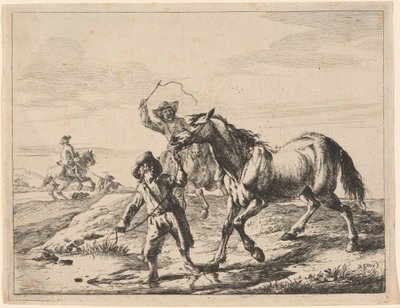 Bir Atı İçmek İçin Olan Bir Çocuk by Dirck Stoop