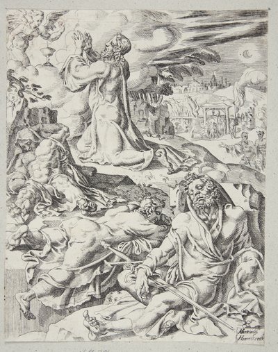 Bahçedeki ızdırap by Dirck Volckertsz. Coornhert