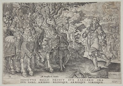 Mühlberg savaşından sonra Saksonya Seçmeni John Frederick