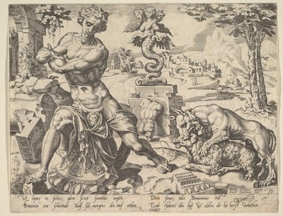 Benjamin, On İki Patrik dizisinden, 1550. by Dirck Volkertsen Coornhert