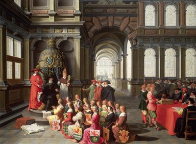 Alba Dükü Altında Hollandalıların Zulümünün Alegorisi by Dirck van Delen