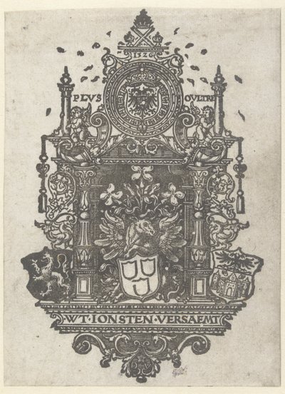 Antwerp Saint Luke Loncası arması, 1526 by Dirk Jacobsz Vellert