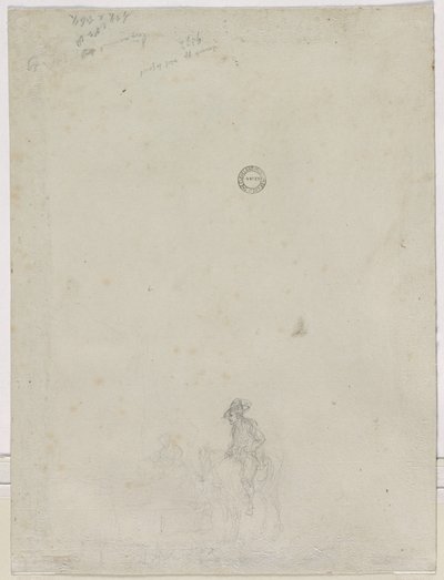 Bir Çeşmede Köylü Kroki (verso) by Dirk Langendijk