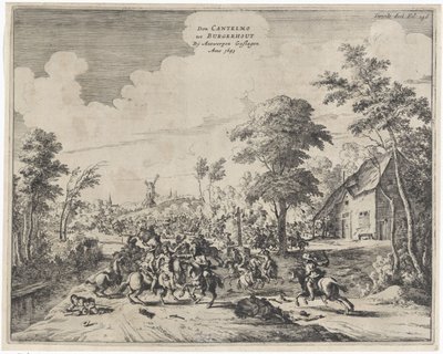 Don Cantelmo yönetimindeki İspanyollar, 1643 Borgerhout