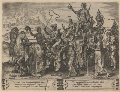 Zenginliklerin Zaferi, 1564 by Dirk Volkertsz. Coornhert