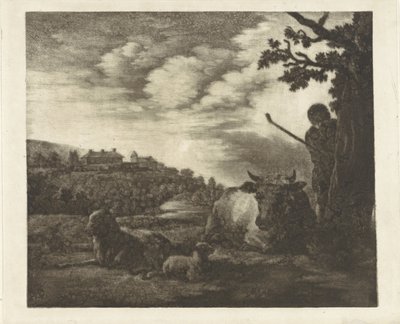 Bir Çoban ile Manzara by Dirk van der Toorn