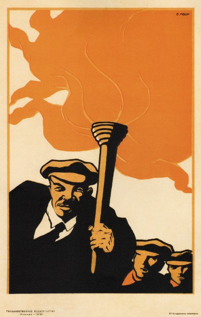 Lenin, 1919 by Dmitriy Stakhievich Moor