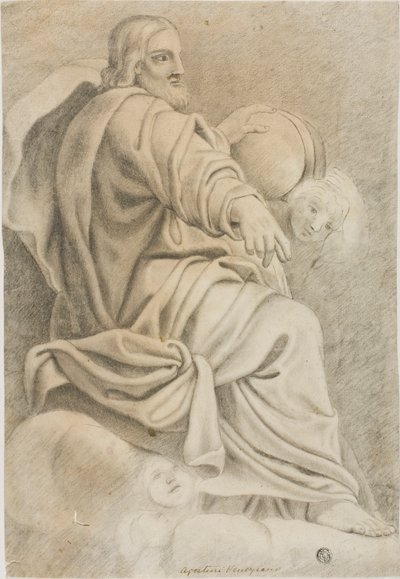 Oturan İsa by Domenichino