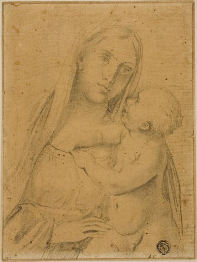 bakire ve çocuk by Domenichino