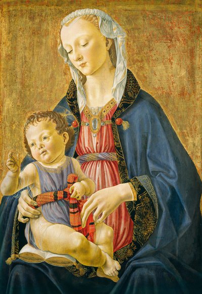 Madonna ve Çocuk, c. 1470- 75 (panelde tempera) by Domenico Ghirlandaio
