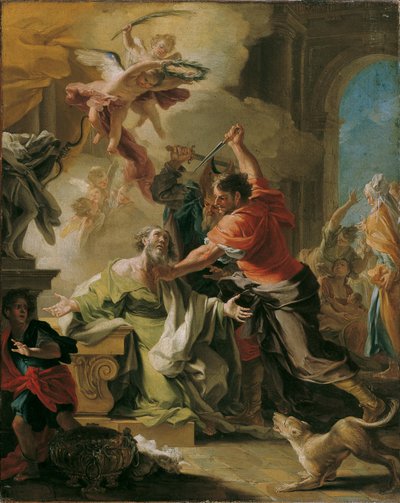Aziz Procopius'un Şehitliği by Domenico Antonio Vaccaro