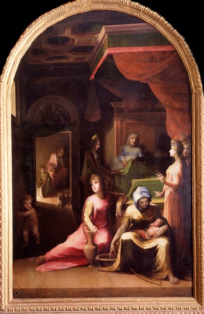 Bakirenin doğuşu (Resim, c.1540-1543) by Domenico Beccafumi
