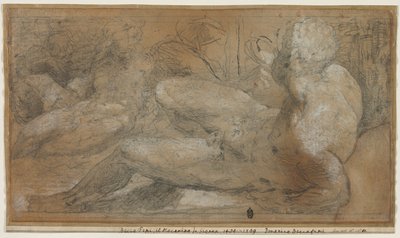 Üç Erkek Çıplak, c. 1540-1547. by Domenico Beccafumi