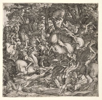 Çıplak Adamlar Savaşı, 1517. by Domenico Campagnola