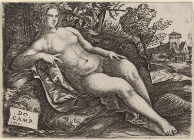 Manzarada Yatan Venüs by Domenico Campagnola
