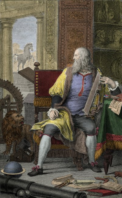 Ressam, heykeltıraş Leonard de Vinci